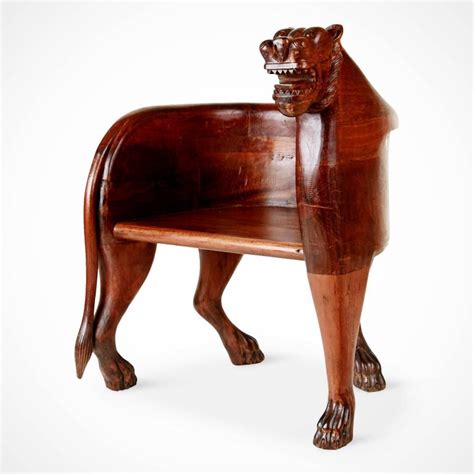 The difference is that with acacia, you have to apply a finish to allow for protecting the wood from weather and also from insect attack. Figural Full Body Carved Teak Wood Lioness Club Chairs ...