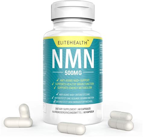 PUREST NMN for NAD Support | 60 Grain | 500mg | Supplement for Anti ...