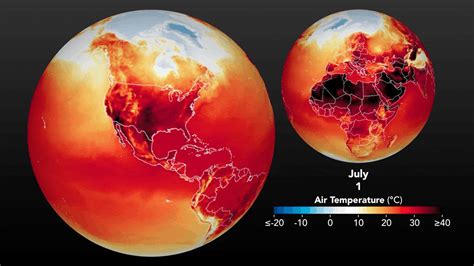 Nasa A July Of Extremes Heatwaves Caused 1000s Of Deaths Across The