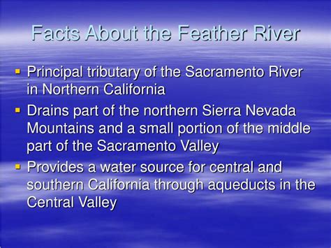 Ppt Feather River Drainage System Powerpoint Presentation Free