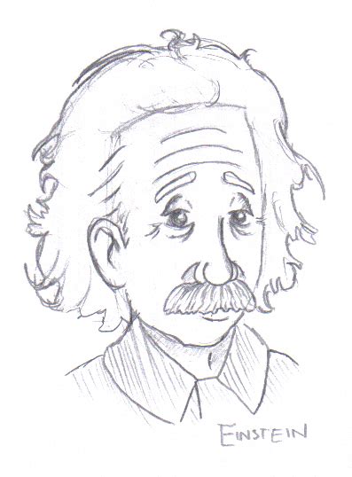 Albert Einstein Simple Drawing At Getdrawings Free Download