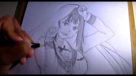Cómo Dibujar A Yumeko Jabami Del Anime Kakegurui Speed Drawing Youtube