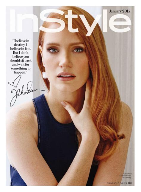 Jessica Chastain In Instyle Magazine January 2015 Issue Hawtcelebs