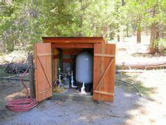 Well house for equine development. removable roof | pump house | Pump house, Patio yard ideas ...