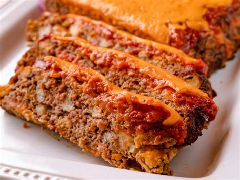 Bake at 350° for 45 minutes or until meat is no longer pink and a thermometer reads 160°. Cheeseburger Meatloaf | Recipe | Food network recipes ...