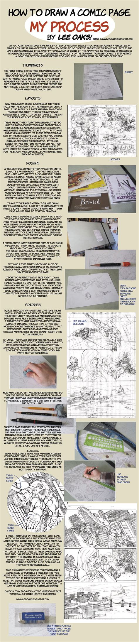 An Article About How To Draw A Comic Page