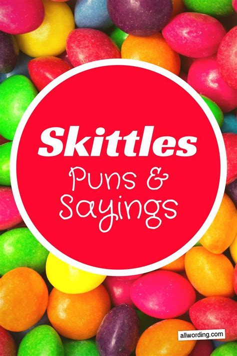 Christmas cookie jar gift idea. Taste This Rainbow of Skittles Puns and Sayings | Skittles ...