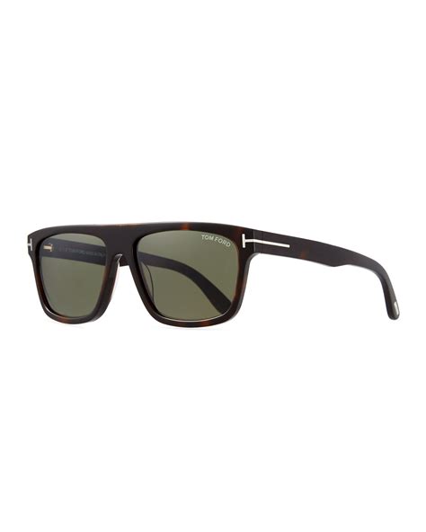 Tom Ford Mens Thick Square Acetate Sunglasses Neiman Marcus