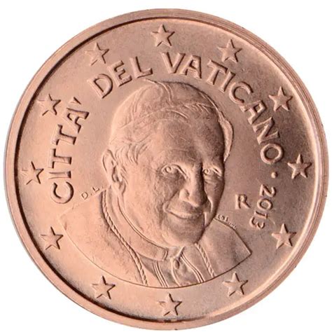 Vatican 1 Cent Coin 2013 Euro Coinstv The Online Eurocoins Catalogue