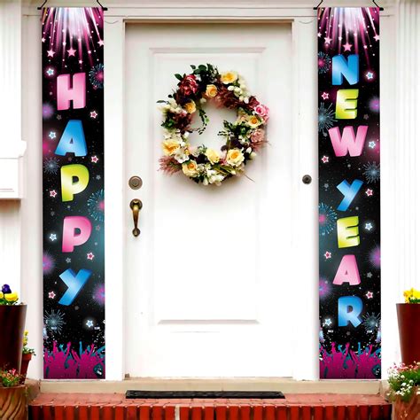 Buy Katchon Neon Happy New Year Banner 72x12 Inch Pack Of 2 New