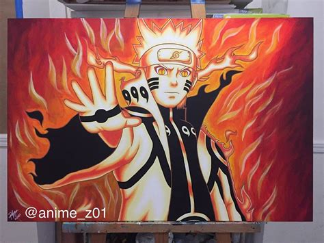 Naruto Acrylic Canvas Painting Art And Collectibles Acrylic Painting