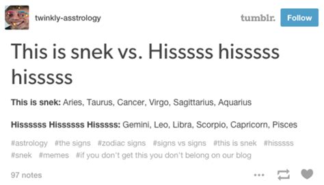 Snek Astrology This Is Snek Know Your Meme