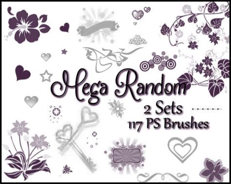 Ps Mega Random Brushes By Illyera On Deviantart
