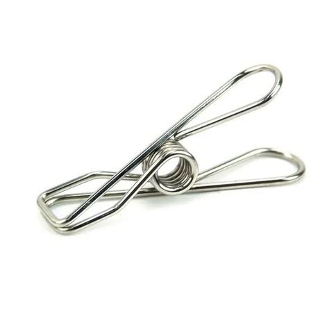 Stainless Steel Clothespins Cabide Outdoor Clothes Peg Windproof Clamp For Laundry Clothing