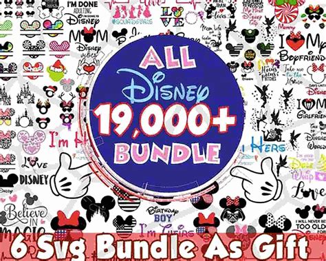 Free 165 Disney Svg Bundle For Cricut SVG PNG EPS DXF File