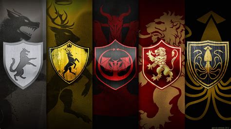 Game Of Thrones Great Houses Wallpaper High Definition High Quality