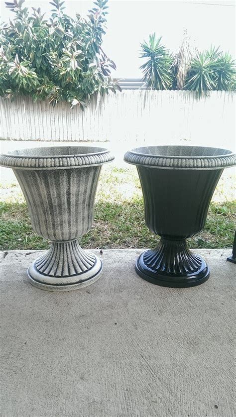< image 1 of 10 >. Home by Ally: DIY knock off Ballard Designs flower pot urns