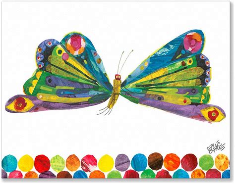 Oopsy Daisy Eric Carles Butterfly Canvas Wall Art 18x14