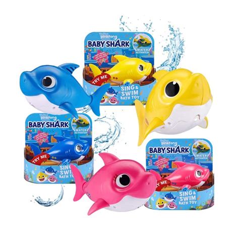 Zuru Pinkfong Baby Shark Sing And Swim Bath Toys Th