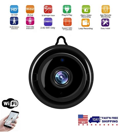 Smallest WiFi Camera Indoor HD IP Wireless Smart Home Security Nanny Camera With Motion