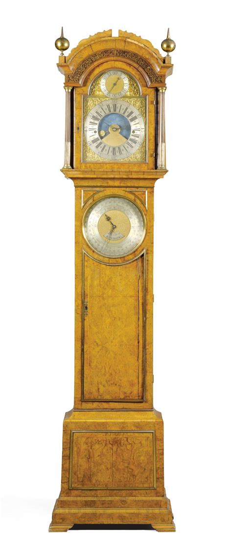 John Ellicott An Important Walnut Astronomical Month Going Longcase Clock London Circa 1750
