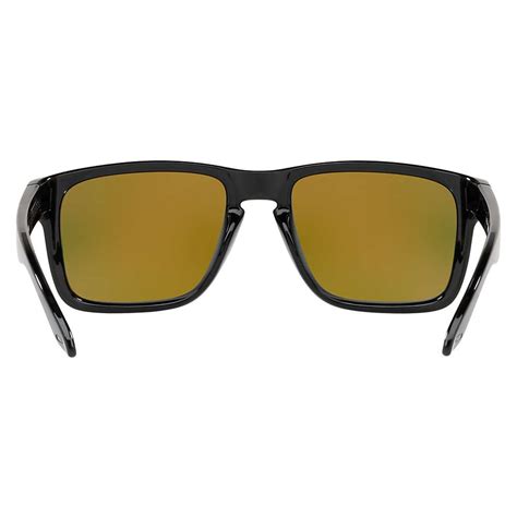 oakley oo9417 men s holbrook xl prizm polarised square sunglasses matte black mirror orange at
