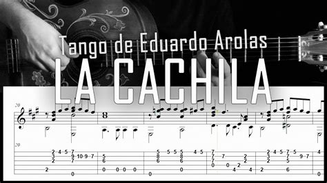 La Cachila Tango Fingerstyle Guitar Arreglo Solista Con Partitura