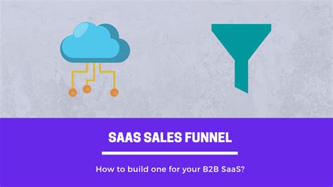 Saas Sales Funnel How To Build One For Your B2b Saas