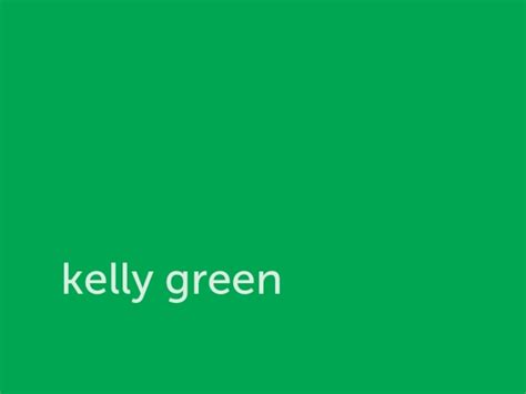 Kelly Green Color Palette