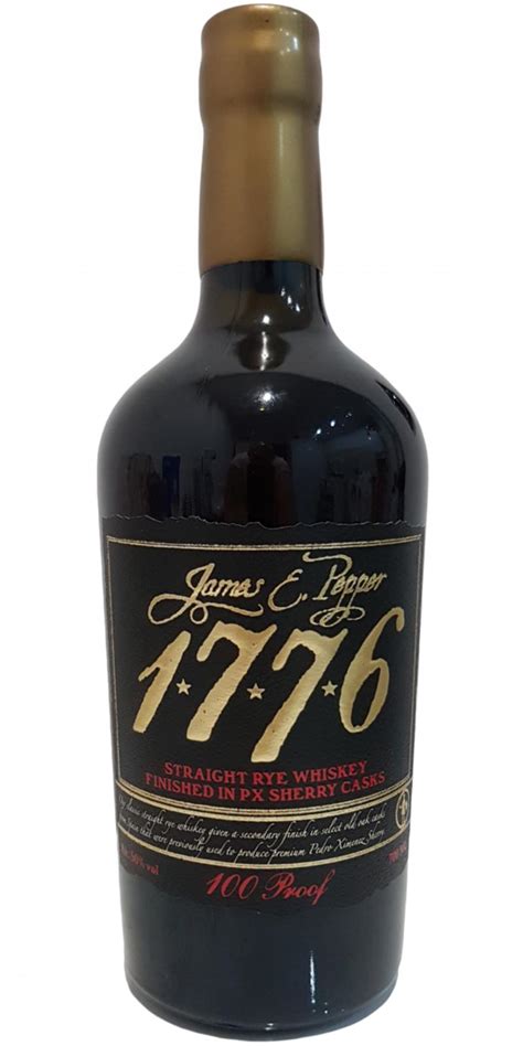 James E. Pepper 1776 Straight Rye Whiskey - Ratings and reviews ...