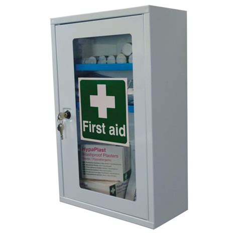 Safety First Aid Single Clear Door Cabinet Health And Care