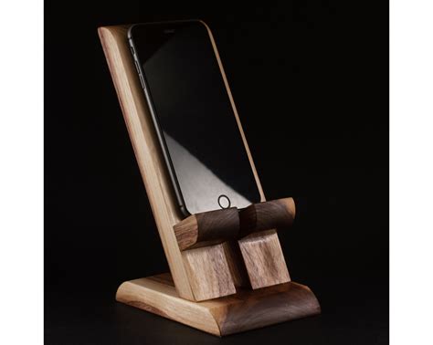 Handmade Wooden Iphone 6iphone 6 Plus Stand Charging Station