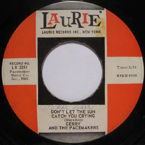 Gerry And The Pacemakers Dont Let The Sun Catch You Crying 1964