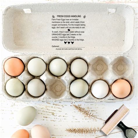 An Egg Handling Instructions Stamp Is Just The Thing For The Eggs From