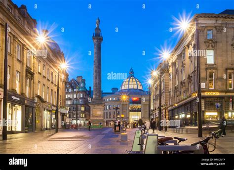 Grey Street Newcastle Upon Tyne High Resolution Stock Photography And