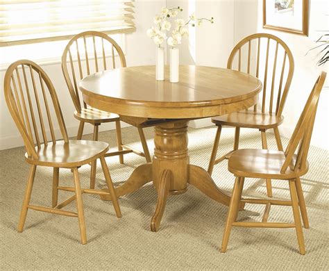 Abbott 36 concrete & fsc® acacia bistro table, gray. Worcester Round Extending Dining Table and 4 Chairs