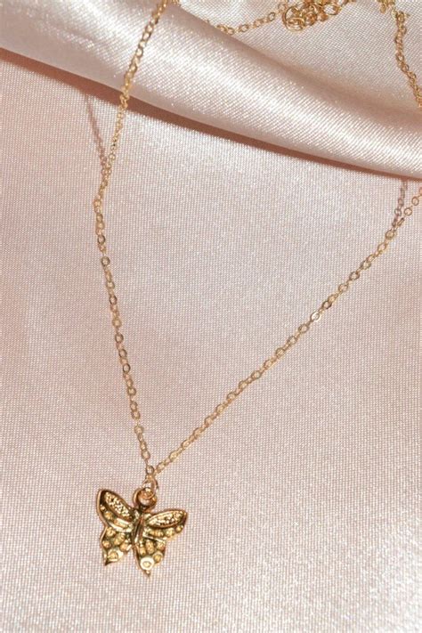 24k gold filled butterfly choker necklace gold butterfly etsy bracelets gold diamond