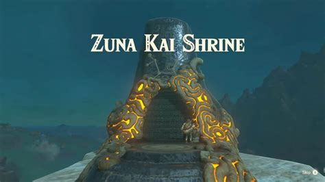 zelda breath of the wild zuna kai shrine guide