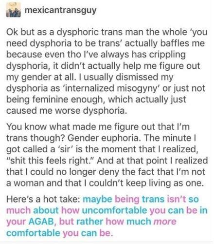 Gender Dysphoria A Smack Of Everything