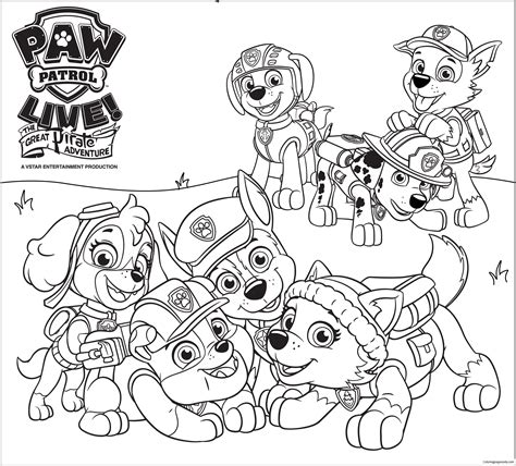 Paw Patrol 45 Coloring Pages Cartoons Coloring Pages Coloring Pages
