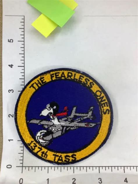 Vintage Usaf Snoopy 137th Tass Squadron Patch 9 99 Picclick