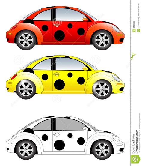 Beetle Car Vector Illustration Stock Vector Illustration Of Beetle