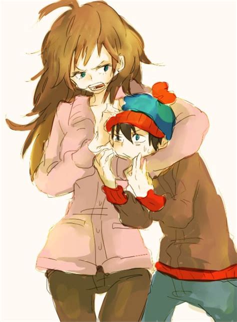 Hat Longhair Shelleymarsh Siblings Sizedifference Southpark Stanmarsh South Park Anime