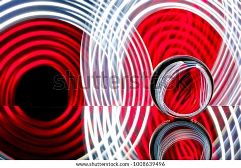 Glasscrystal Ball Reflecting Light Streaks Color Stock Illustration 1008639496 Shutterstock