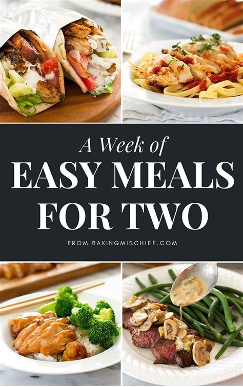 The 15 Best Ideas For Easy Healthy Dinners For Two Easy Recipes To