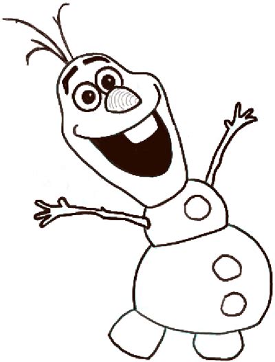 How To Draw Olaf From Frozen With Easy Steps Tutorial Olaf Drawing