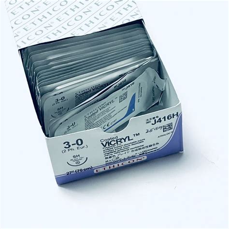 New Ethicon J416h Coated Vicryl 3 0 Disposables General For Sale