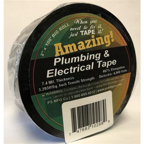 Yellow ptfe tape (aka teflon) is supposed to be used for sealing gas pipe thread, and white ptfe tape, for water. AMAZING! 2-in x 108-ft Plumber's Tape in the Plumbers Tape ...