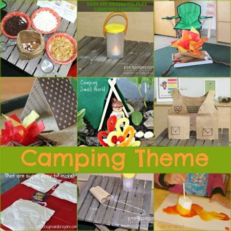 Camping Theme Preschool Art