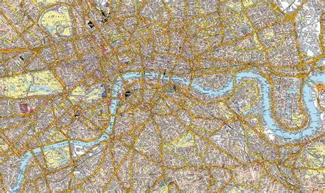 Street Map Of London England